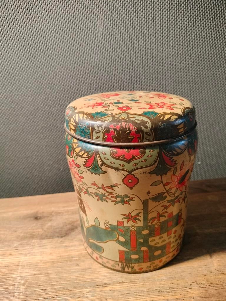 Vintage voorraadblik van de COOP., Ophalen of Verzenden, Gebruikt, Overige, Overige merken