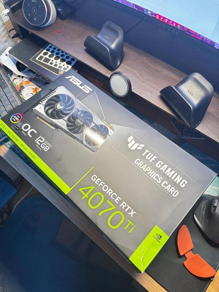 Asus TUF RTX 4070 ti, Computers en Software, Videokaarten, Zo goed als nieuw, Nvidia, PCI-Express 4.0, GDDR6, HDMI, DisplayPort