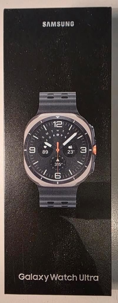 Samsung Galaxy Watch Ultra, Sieraden, Tassen en Uiterlijk, Smartwatches, Zo goed als nieuw, Android, Zwart, Afstand, Calorieverbanding