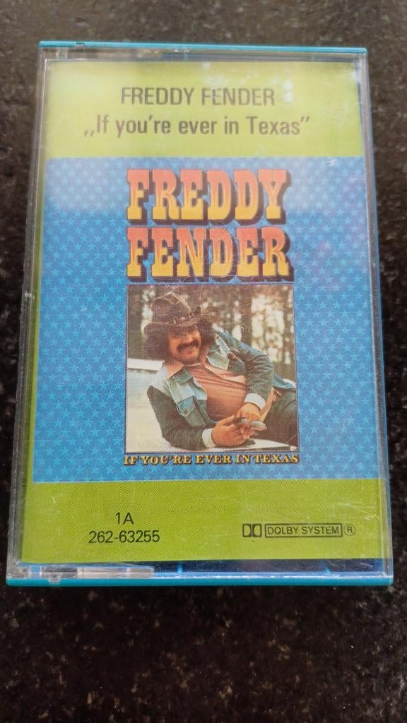 Freddy Fender - If You're Ever in Texas - Cassette 1979, Gebruikt, 1 bandje, Ophalen of Verzenden, Origineel