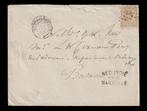 1883 NVPH 27 op brief naar Nederlands Indië / Batavia, Postzegels en Munten, Ophalen of Verzenden, Brief