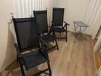 3 x Lomma tuinstoel Jysk, Tuin en Terras, Ophalen, Zo goed als nieuw, Aluminium, Inklapbaar