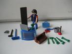 playmobil werkman klusser bouwvakker met gereedschap, Ophalen of Verzenden, Zo goed als nieuw