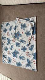 Dekbedovertrekset hema eenpersoons bloemen vlinders blauw, Eenpersoons, Blauw, Dekbedovertrek, Ophalen of Verzenden