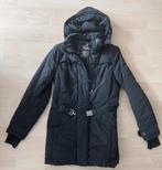 Zwarte dames winterjas parka van Falcon, Kleding | Dames, Jassen | Winter, Ophalen of Verzenden, Zo goed als nieuw, Maat 42/44 (L)