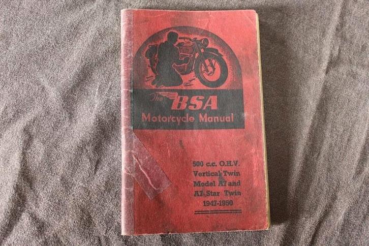 BSA 500cc A7 twins 1952/1953 motorcycle owner's manual, Motoren, Handleidingen en Instructieboekjes, Overige merken, Ophalen of Verzenden
