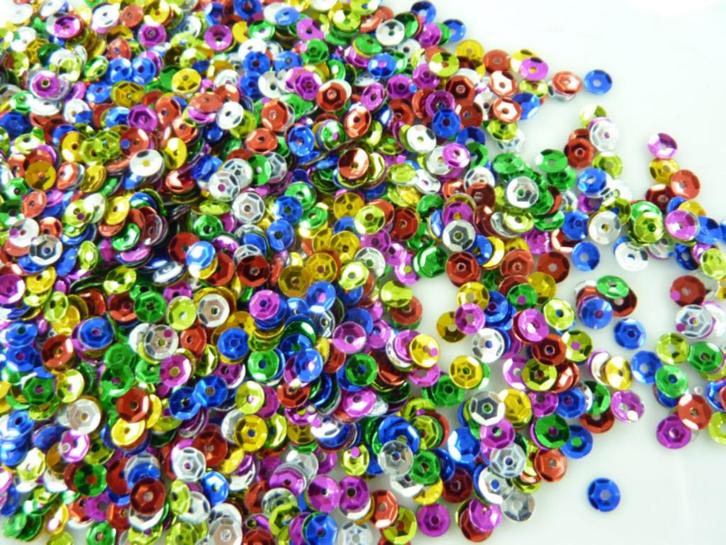 Heel veel kleuren en vormen in pailletten,, Hobby en Vrije tijd, Kralen en Sieraden maken, Nieuw, Ophalen of Verzenden