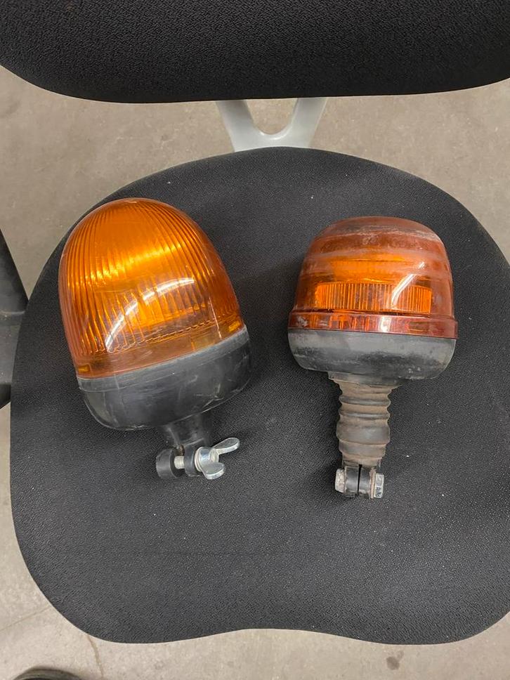 Oranje Zwaailichten LED - Set van 2 voor 12V-24V, Auto-onderdelen, Verlichting, Gebruikt, Ophalen of Verzenden
