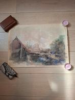 Orinele herman moerkerk krijttekening, Antiek en Kunst, Kunst | Tekeningen en Foto's, Ophalen of Verzenden