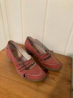 Elegante rode suede leren pumps van ZOO, maat 39, Pumps, Verzenden, ZOO, Zo goed als nieuw