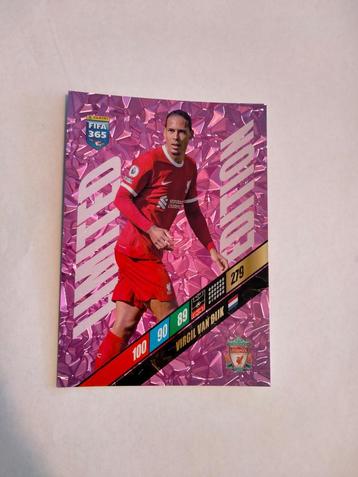 Fifa365 Fifa 365 2024 Adrenalyn voetbal van Dijk XXL kaart  beschikbaar voor biedingen