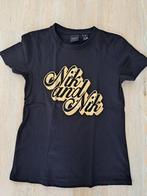 Zwart shirtje van Nik & Nik in maat 164, Kinderen en Baby's, Kinderkleding | Maat 164, Meisje, Nik&Nik, Ophalen of Verzenden, Zo goed als nieuw