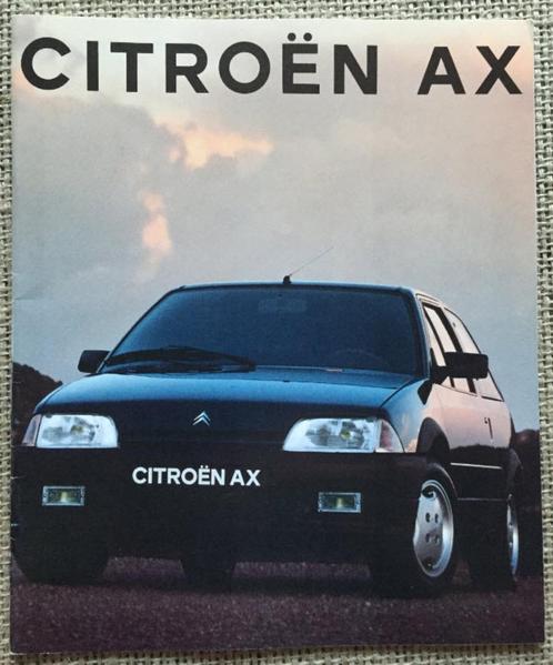 Folder Citroen AX uit 1991 in nette staat, Boeken, Auto's | Folders en Tijdschriften, Gelezen, Citroën, Ophalen of Verzenden