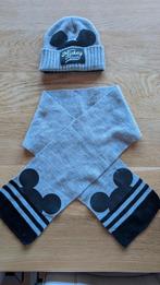 Mooi setje muts en sjaal Mickey Mouse ZGAN, Setje, Ophalen of Verzenden, Zo goed als nieuw, Mickey mouse