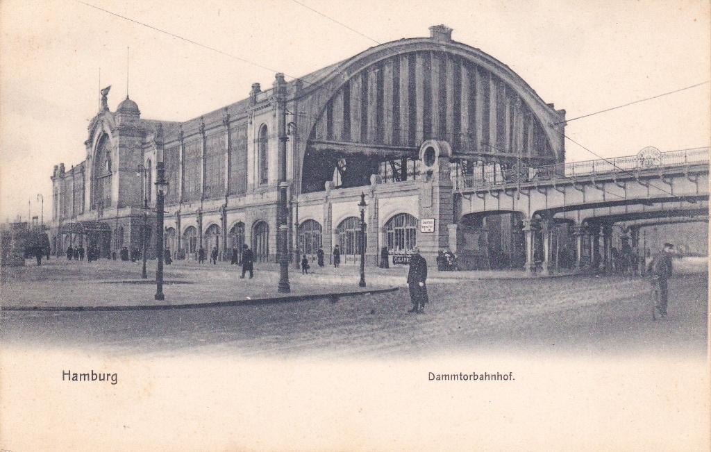HAMBURG  DAMMTORBAHNHOF, Ophalen of Verzenden, Voor 1920, Duitsland