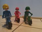 Klassieke set Playmobil - 3 motoren met rijders, Ophalen of Verzenden, Gebruikt, Los playmobil