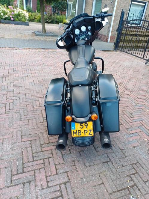 Mat zwarte HD Streetglide, Motoren, Motoren | Harley-Davidson, Particulier, Chopper, 2 cilinders, Ophalen