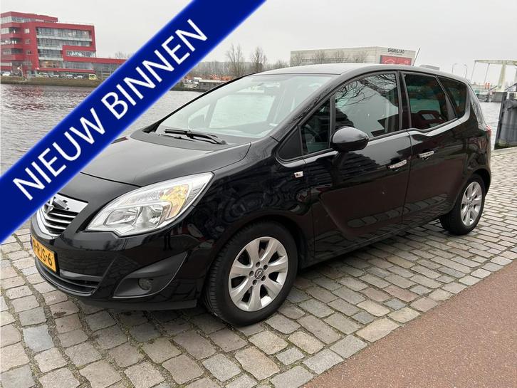 Opel Meriva 1.4 Turbo Cosmo 1e eig. Airco/ECC Leder Cruise, Auto's, Opel, Bedrijf, Te koop, Meriva, ABS, Airbags, Airconditioning