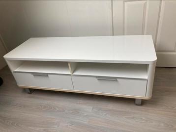 Tv kast wit 140 x 50 cm met lades