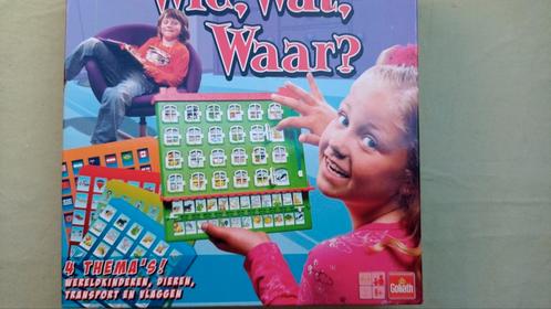 Wie, wat, waar?, Hobby en Vrije tijd, Gezelschapsspellen | Overige, Gebruikt, Ophalen of Verzenden