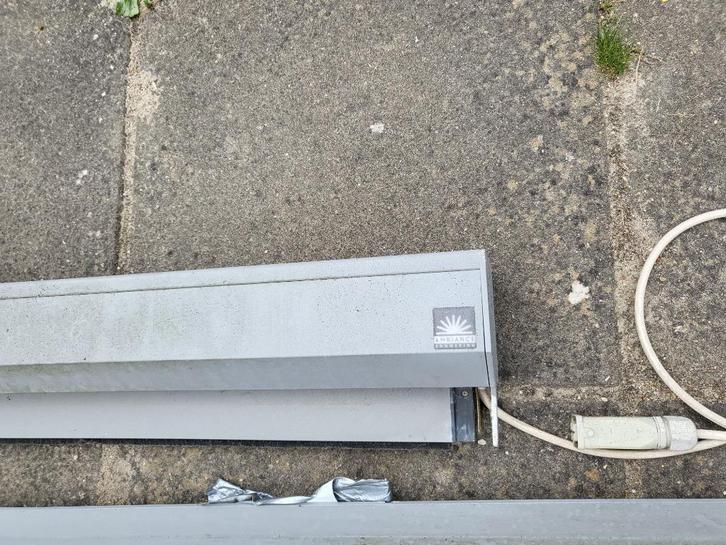 Somfy zonnescherm buiten, Tuin en Terras, Zonneschermen, Gebruikt, Screen, 150 tot 300 cm, Minder dan 250 cm, Elektrisch, Ophalen