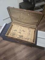 Vintage Leren Koffer - 1962 - Decoratie, Ophalen of Verzenden