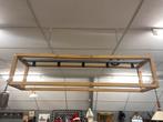 Nieuw! Rechthoekige eiken houten hanglamp B152xD35xH35cm, Ophalen, ., ., Minder dan 50 cm