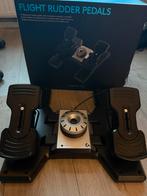 Logitech Flight rudder pedals, Computers en Software, Joysticks, Ophalen of Verzenden, Zo goed als nieuw, Logitech