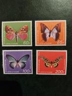 Ivoorkust 558-561 vlinders 1978 postfris mi 20eu, Ophalen of Verzenden, Dier of Natuur