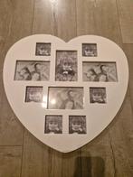 Groot foto hart wit, voor 10 foto's, Huis en Inrichting, Ophalen, Nieuw, Minder dan 50 cm, 50 tot 75 cm