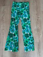 Tante Betsy Flared Pants Big Flowers Green, maat M, Tante Betsy, Zo goed als nieuw, Lang, Groen