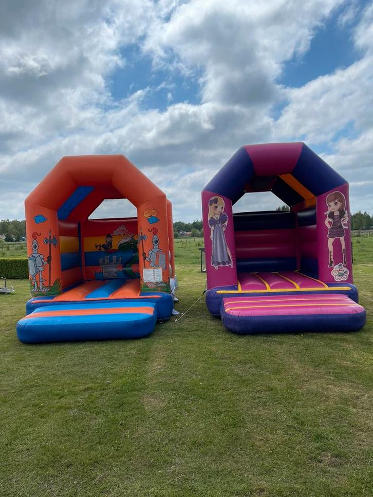 Springkussen Ridder overdekt of Meidenpret overdekt, Hobby en Vrije tijd, Feestartikelen | Verhuur, Ophalen