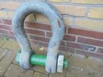 D-sluiting, harp sluiting, hijsoog, green pin. 55 ton, Ophalen, Gebruikt, Handmatig
