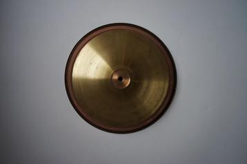 antiek onderdeel lamp messing plafondkap groot m beschikbaar voor biedingen