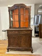 Antieke vitrinekast / buffetkast – voor restauratie, Huis en Inrichting, Kasten | Vitrinekasten, Ophalen, Gebruikt, 100 tot 150 cm