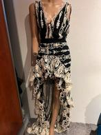 ANTICA SARTORIA jurk met kant maat m origineel ZGAN, Maat 38/40 (M), Antica sartoria, G, Zwart