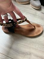 Inuovo leren sandalen maat 38, Ophalen of Verzenden, Gedragen, Bruin, Sandalen of Muiltjes