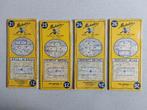 Oude MICHELIN Wegenkaarten jaren '50 '60 '70 Kleur geel, Gelezen, Ophalen of Verzenden, Landkaart, 1800 tot 2000