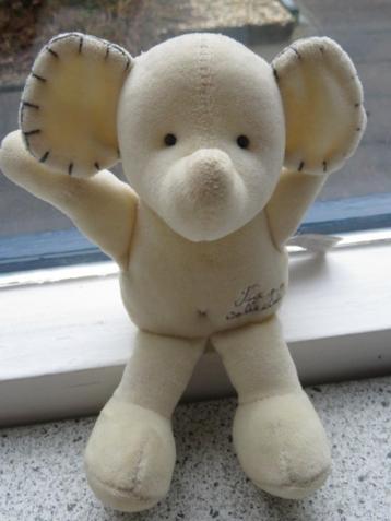 Olifant merk Tiamo oren met festonsteek rammelt meet 18 cm beschikbaar voor biedingen