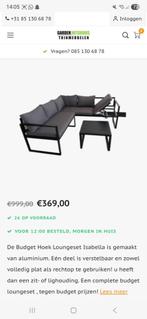 Loungeset  Nieuw, Tuin en Terras, Ophalen, 5 zitplaatsen, Kunststof, Zo goed als nieuw