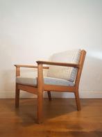 Hans J. Wegner fauteuil voor Getama model GE265, Deens design, Scandinavisch design, Vintage design, Gebruikt, 75 tot 100 cm, Hout