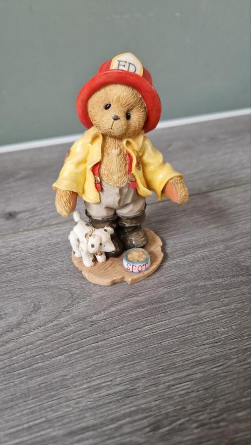 Cherished Teddies Kurtis D. Claw, Verzamelen, Beren en Cherished Teddies, Zo goed als nieuw, Beeldje, Cherished Teddies, Ophalen of Verzenden