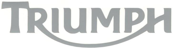 Triumph sticker #11, Motoren, Accessoires | Stickers, Verzenden