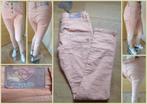 PLEASE NIEUWE old rose stretch spijkerbroek XS, Kleding | Dames, Broeken en Pantalons, Verzenden, Nieuw, Roze, Maat 34 (XS) of kleiner