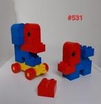 Vintage DUPLO #531 Olifantjes trekkar, Ophalen of Verzenden, Gebruikt, Complete set, Duplo