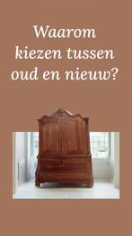 Tijdloos - Stijlvol !  Kast -Kabinet- Vitrinekast- Dressoir, Huis en Inrichting, Ophalen, Zo goed als nieuw, 25 tot 50 cm, Kersenhout