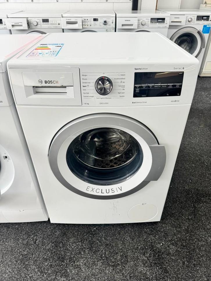 BOSCH 1400 SERIE 6 ECO A+++ 8 KG met 1 jaar garantie, Witgoed en Apparatuur, Wasmachines, Refurbished, Voorlader, 6 tot 8 kg, 85 tot 90 cm