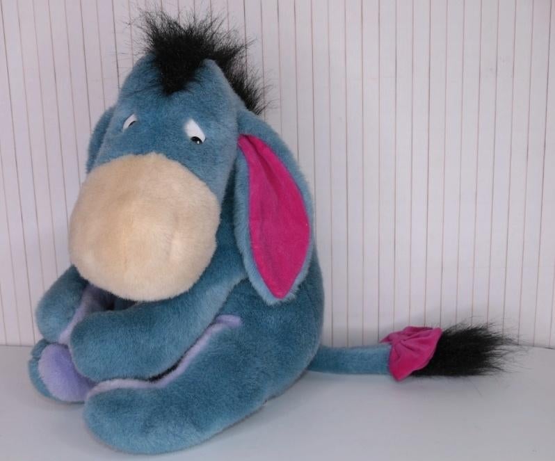 Disney Ieoor Eyore Eyoor Eeyore iejoor knuffel Kerst tip, Verzamelen, Disney, Zo goed als nieuw, Knuffel, Winnie de Poeh of vrienden
