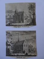 gravures dorpen Rijk en Nieuwkerk in Haarlemmermeer 1780, Verzenden
