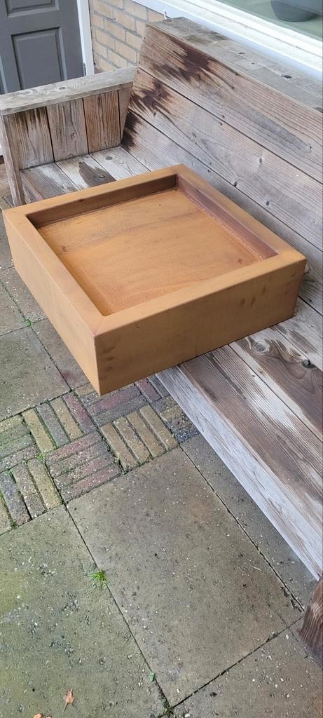 cortenstaal vuurschaal 60x60cm, Tuin en Terras, Vuurschalen, Nieuw, Ophalen